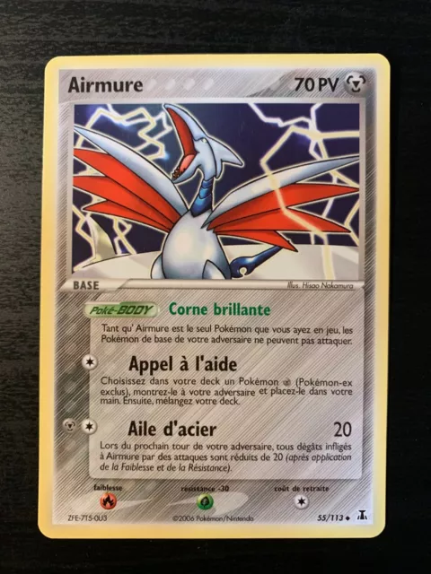Carte Pokémon UNCO Airmure 55/113 EX Espèces Delta Bloc EX FR