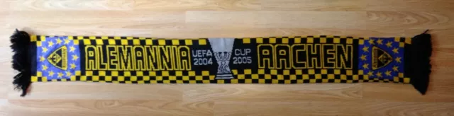 2 Sided Rare Limited Jubilee Alemania Aachen FC Football Scarf Bufanda Sciarpa