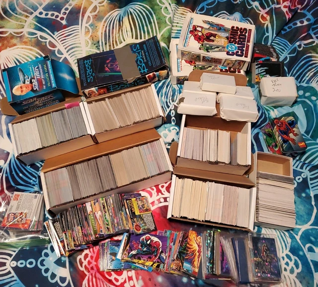 Huge Lot 90's Marvel,DC,Star Trek,Image & some chase cards,Read Description