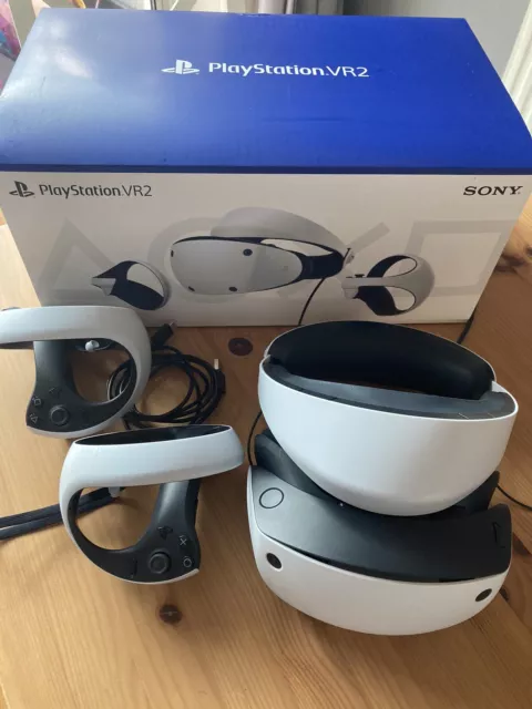 PlayStation VR2 (PSVR2) Headset + 2 touch Sense controllers