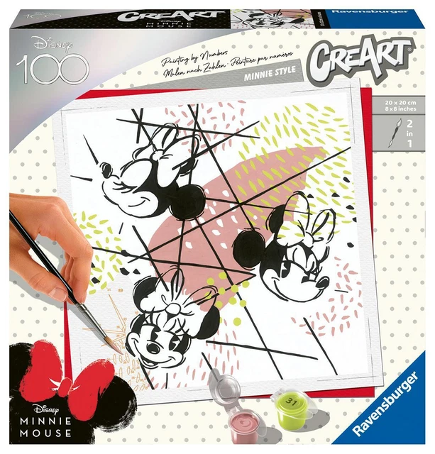 Ravensburger CreArt - Malen nach Zahlen 23575 - Minnie Style - ab 12 Jahren