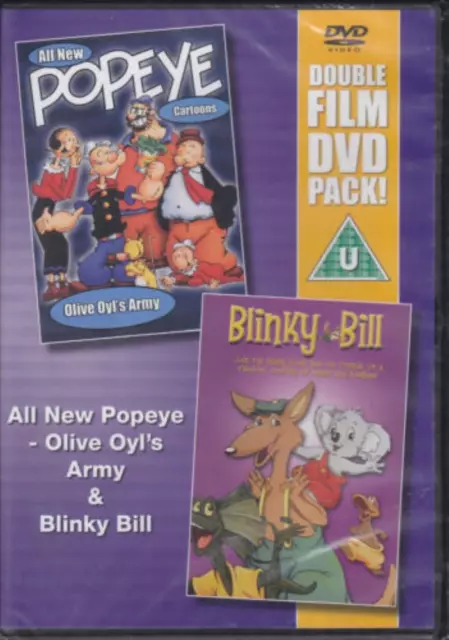 ALL NEW Popeye - Olive Oyl's Army and Blinky Bill DVD FREE SHIPPING