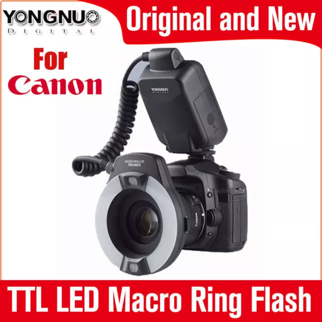 YONGNUO YN-14EX YN14EX TTL Macro Ring LED Flash Light Speedlite for Canon EOS 5D