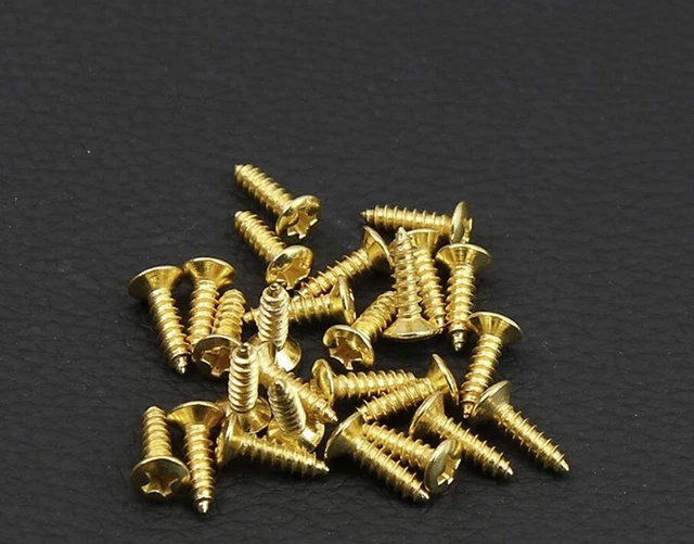 Guitar Pickguard Mounting Screws for ST SQ Electric Guitar Bass Plate 50PCS