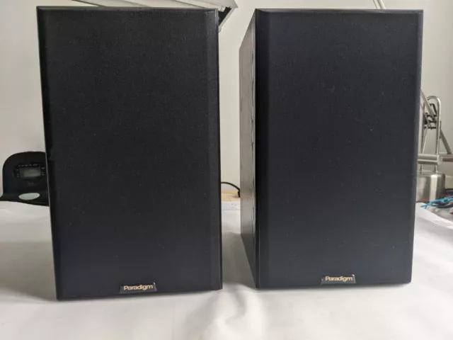 Paradigm Titan speakers in very good condition.  2-way in all wood boxes.