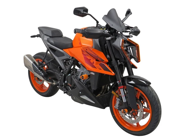 KTM 790 Duke 18 Belly Pan Gloss Black Silver Mesh