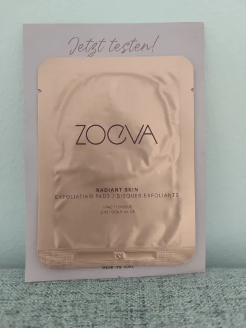 ZOEVA Radiant Skin Exfoliating Gesichtsreinigung Probe Pad 2ml