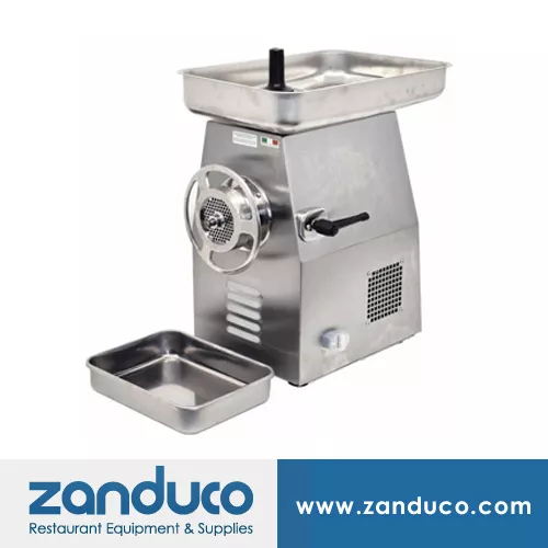 Omcan Commercial #32 Italian Stainless Steel Meat Grinder with 3 HP MG-IT-0032-C