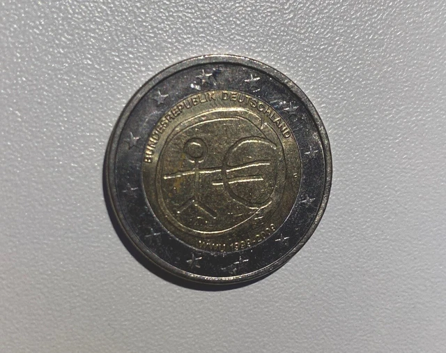 2 Euro Münze Bundesrepublik Deutschland Wwu 1999 Bis 2009 Wert 2 EURO MÜNZE Strichmännchen WWU 1999-2009 (F) Bundesrepublik