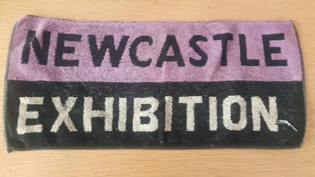 BEER BAR TOWEL 1970s NEWCASTLE EXHIBITION