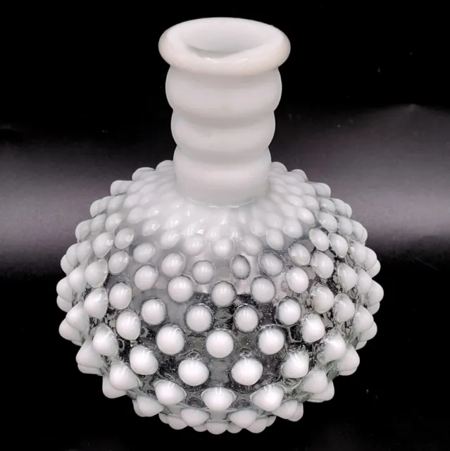 Vintage Fenton Hobnail Opalescent Glass Perfume Bottle * No Stopper*