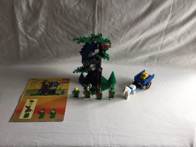 Lego Castle 6054 Forestmens Hideout And 1877 Crusaders Cart See Photos