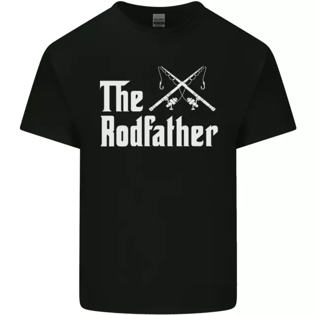 The Rodfather Funny Fishing Fisherman Mens Cotton T-Shirt Tee Top
