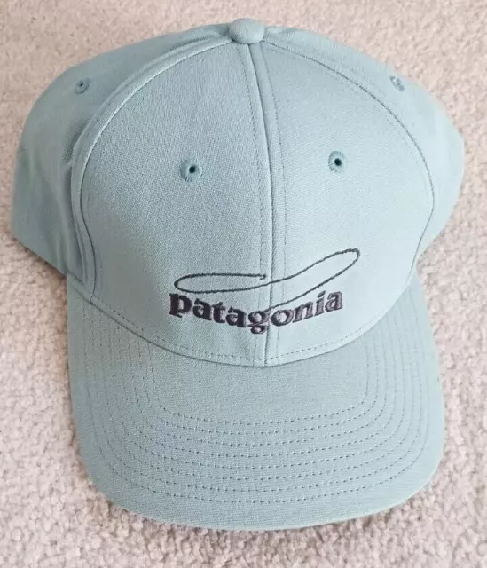 PATAGONIA HAT CAP mens snapback vtg fly fish fishing cast casting mint  green htf $99.88 - PicClick