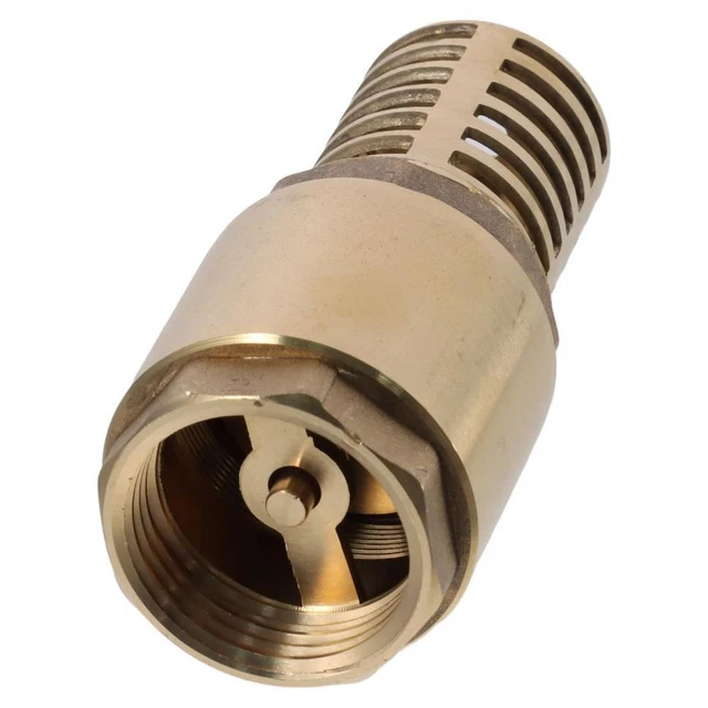BRASS FOOT VALVE 1 inch NPT Unbackflow Valve Oneway Valve Strainer