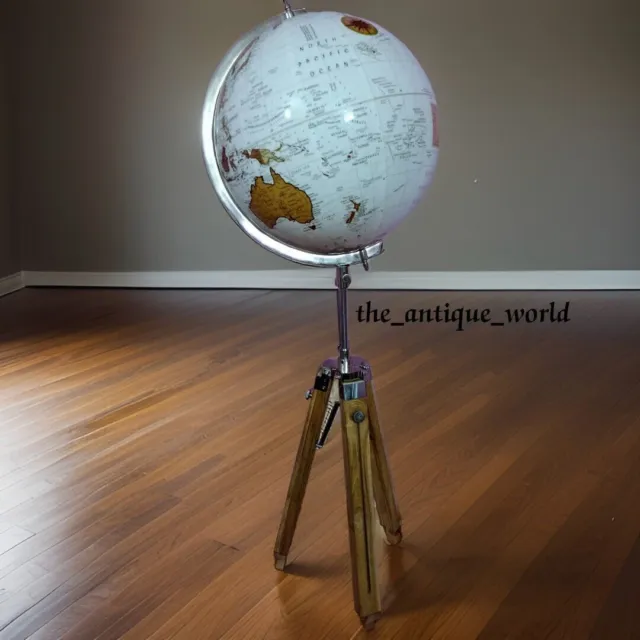 Atlas de carte moderne de grand Globe du monde de 18 pouces avec support de...