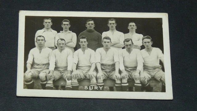 Football Photo Card Pluck Famous Teams 1923 #24 Bury Fc Shakers England