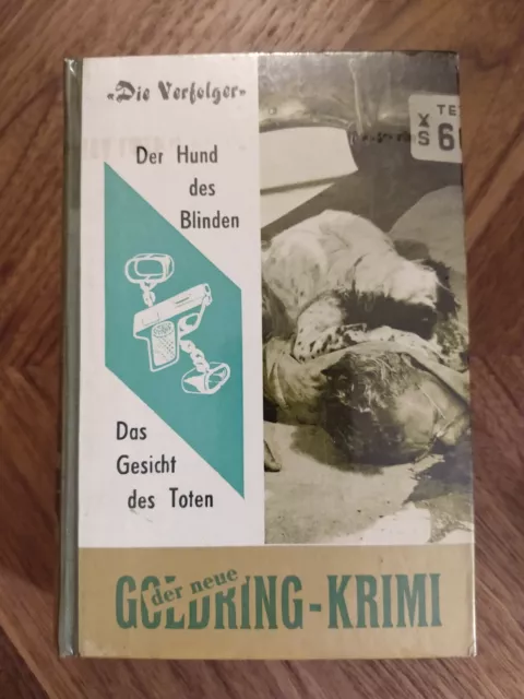 Leihbuch Goldring Krimi Die Verfolger Der Hund des Blinden/Das Gesicht des Toten