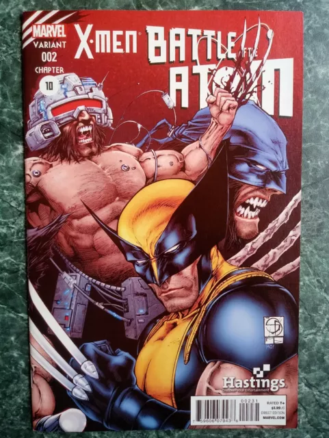 X-Men: Battle of the Atom #2 Hastings Variant NM- (2013 MARVEL COMICS) Rare