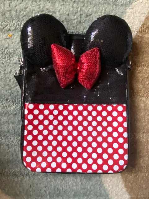 Minnie Mouse Disney Ipad/Tablet Bag Crossbody Satchel Purse Clean
