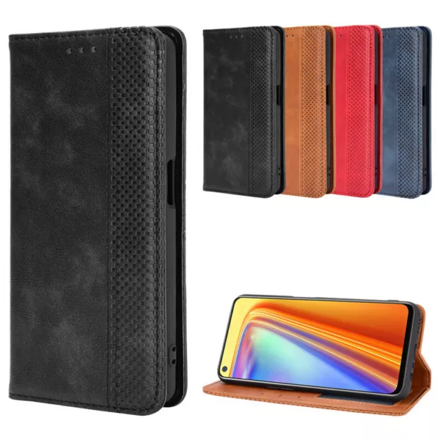 Case For realme 7 Pro Wallet Card Holder Folio Case Cover For realme 7 Pro