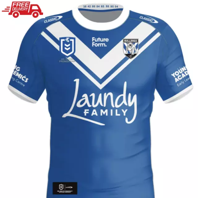 Canterbury Bulldogs Replica 2024 NRL Away Jersey - Free Postage