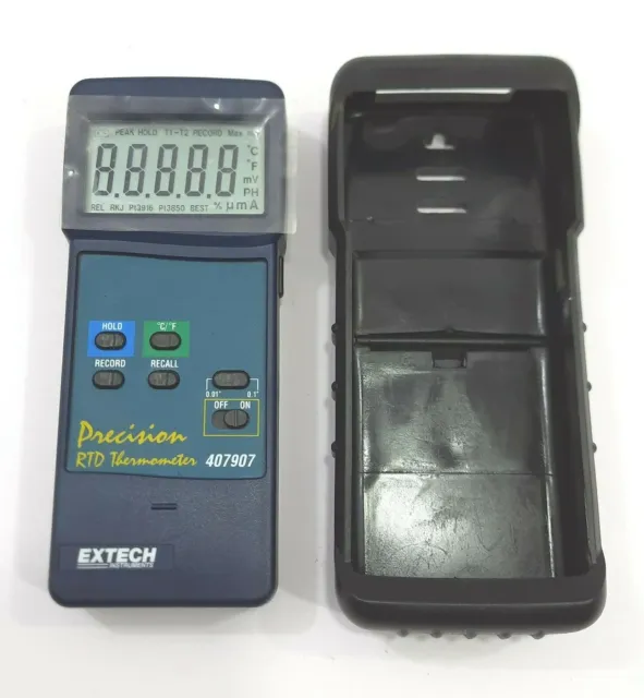 Extech 407907 Precision Heavy Duty RTD Thermometer Fast Response  PC interface