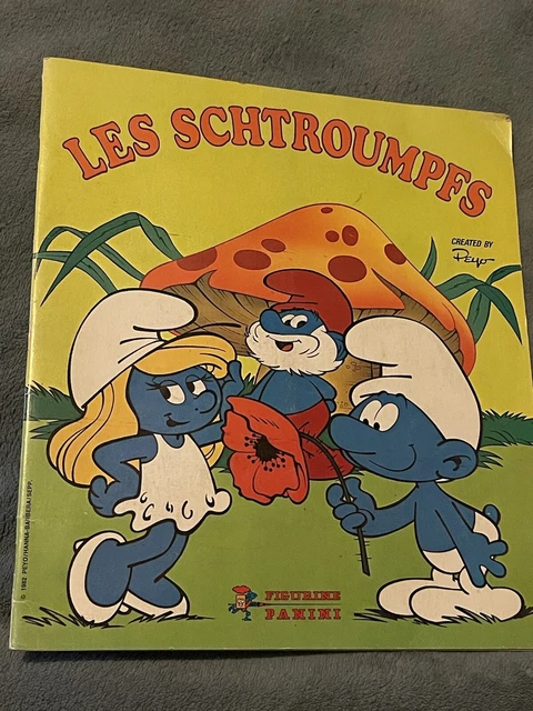 Boîte 36 Pochettes Panini Schtroumpfs - 180 Stickers Dont 24 Brillants | Collection Album