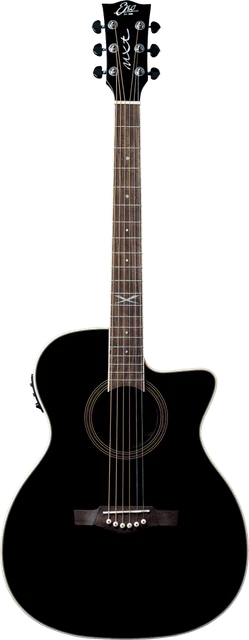 Guitare Electro Acoustique Auditorium Cutaway Noire Eko Nxt-A100Cwe-Blk