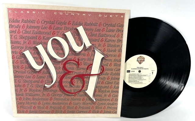 You And I Classic Country Duets LP Vinyl Album 1984 Warner Brothers Records EX