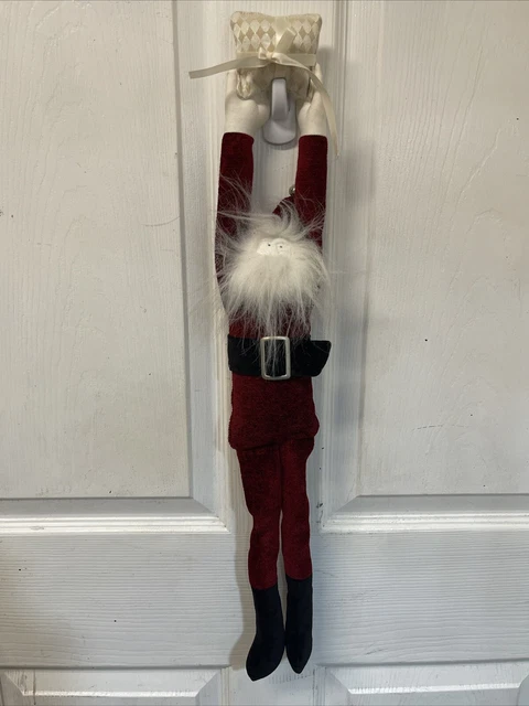 Woof & Poof Santa Claus Christmas Door Hanger  2004
