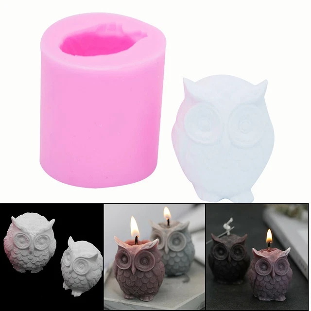 Moldes de velas para el hogar jabón artes artes adorno de pastel suave yeso silicona 3D