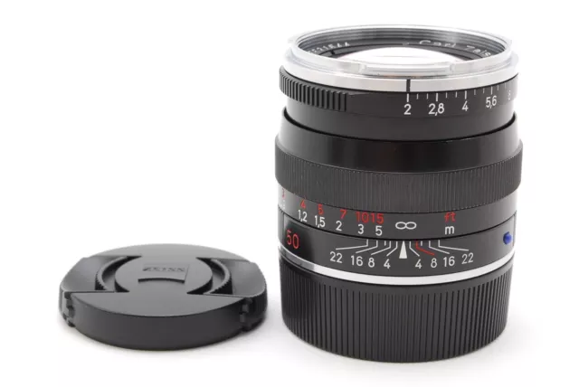 【MINT】 Carl Zeiss Planar 50mm f/2 T* zm Leica m Mount Lens From JAPAN