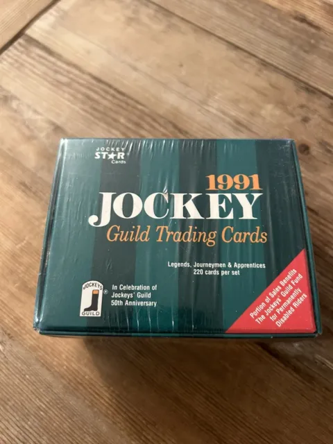 SEALED Vintage 1991 Jockey Star Cards Jockey Guild Trading Cards Box 220 Per Set