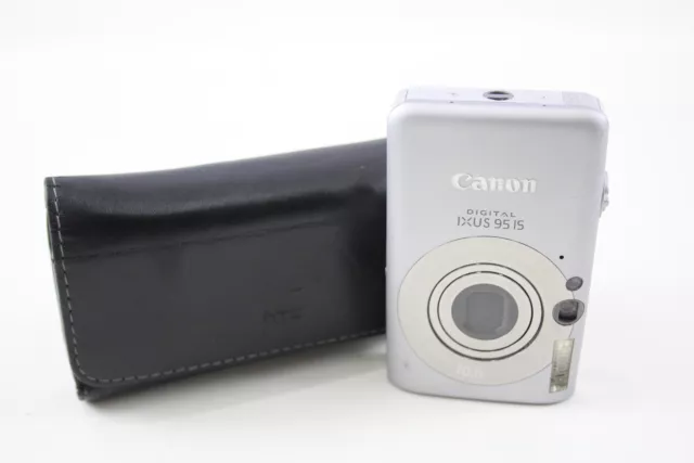 Canon Ixus 95 IS, DIGITAL COMPACT CAMERA Boxed w/ 3x Optical Zoom WORKING