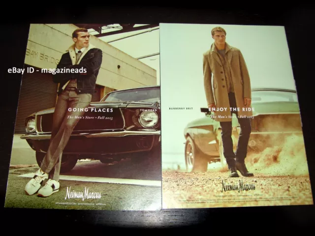 NEIMAN MARCUS Menswear 12-Page PRINT AD Fall 2015 CLEMENT CHABERNAUD Handsome