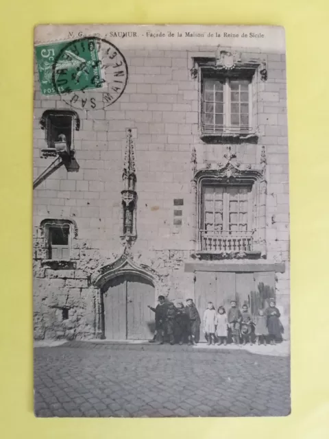 CPA FRANCE 49 - SAUMUR MAISON de la REINE de SICILE CASA della Régina di SICILIA