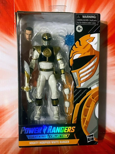 POWER RANGERS 6” Lightning Collection MMPR White Ranger Complete ...