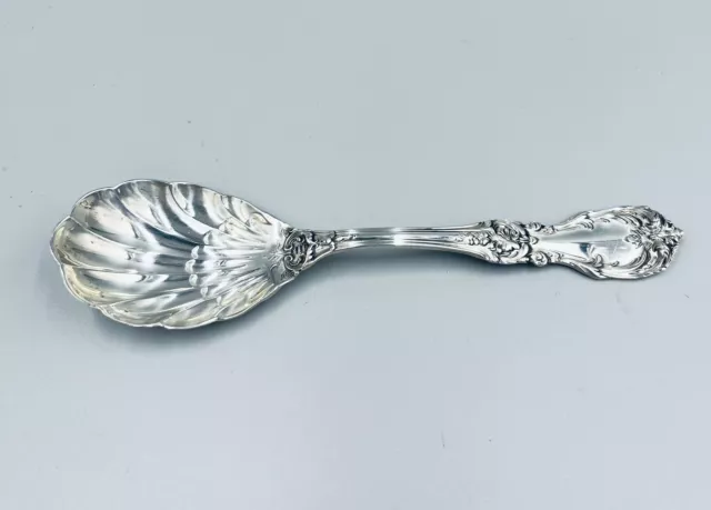 Reed & Barton Burgundy Sterling Sugar Spoon Shell 6 1/4" No Monogram