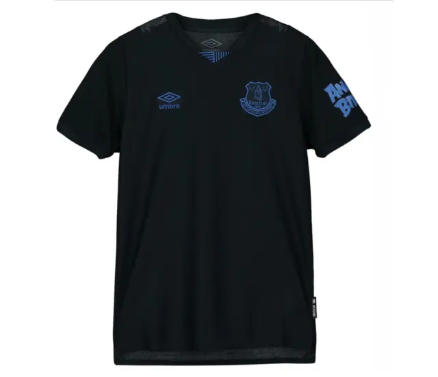 Maglietta Calcio Everton Bambini (taglia 9-10y) Umbro Nero Terzo Top - Bernard - Nuova