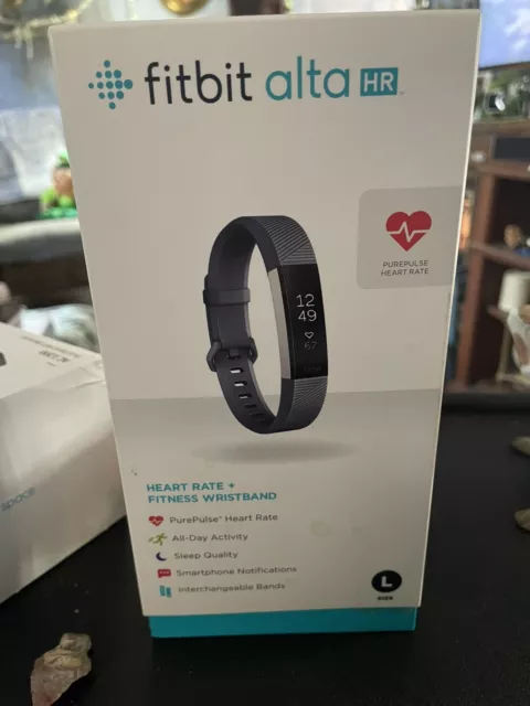 Fitbit Alta HR Activity Tracker Brand New In factory Sealed Box!  Size Large