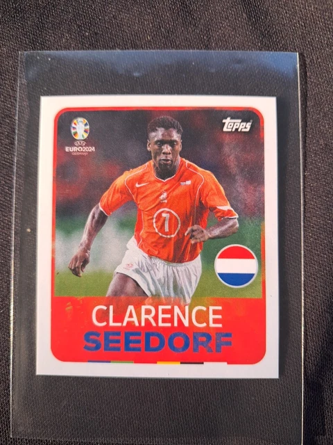 EURO 2024 Topps sticker Foil Red FRANZ BECKENBAUER Legend LE (Neu (gemäss Beschreibung)) in