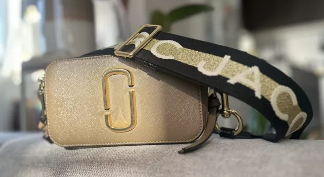 Marc Jacobs Snapshot Camera Crossbody Bag - French Grey/Multi