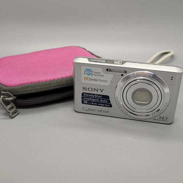 Sony Cybershot DSC-W610 14,1 megapixel fotocamera digitale compatta argento testato
