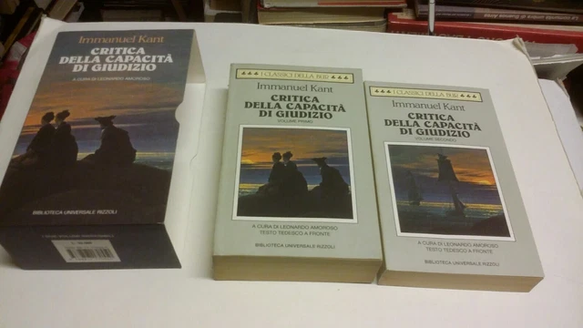 Critica della capacità di giudizio - Immanuel Kant. - Rizzoli 1995, 22mr23 Critica della capacità di giudizio - Immanuel Kant. - Rizzoli 1995, 22mr23