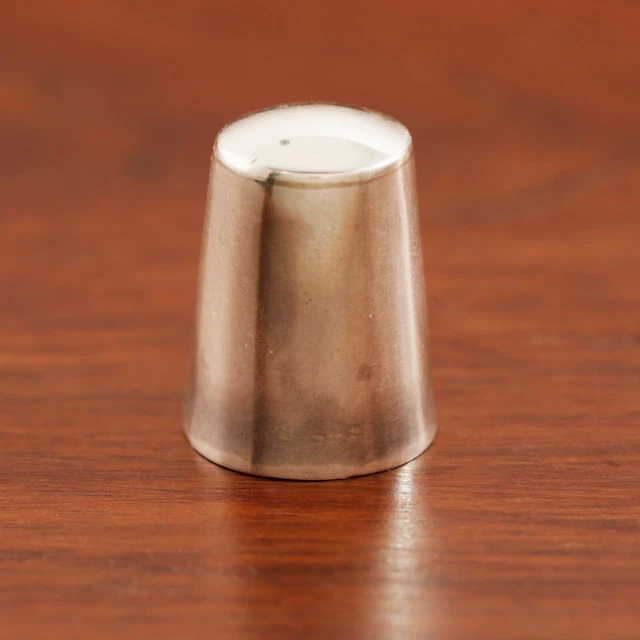 American Mid-Century Modern Sterling Silver Thimble Simple Refined No Monogram