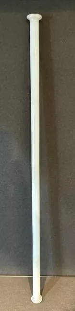 Milk Glass Towel Bar Rod 18” Long Vintage Round