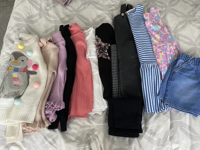 girls clothes bundle age 7-8 years