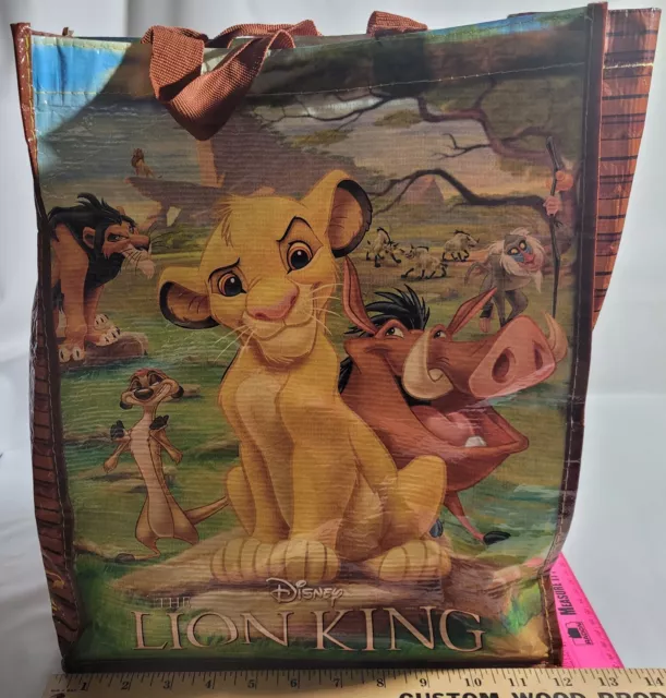 Disney LION KING Simba Tote Reusable Shopping Bag Party Gift Bag used
