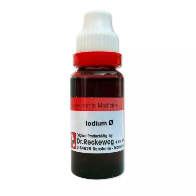 Dr. Reckeweg Germany Homeopathy Iodium Mother Tincture (Q) 20ml